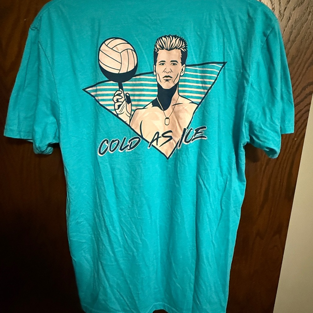RSVLTS Top Gun Ice Man Men's Shirt - Teal